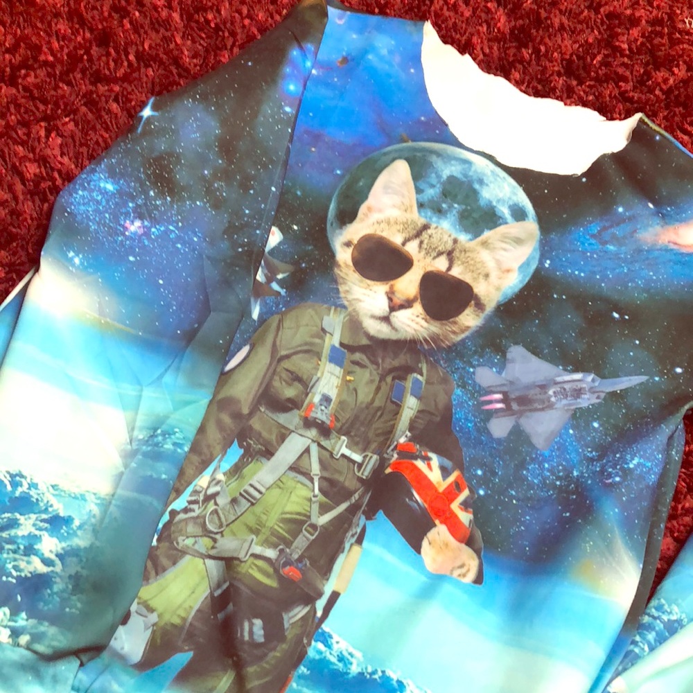 Cat space top/sweater